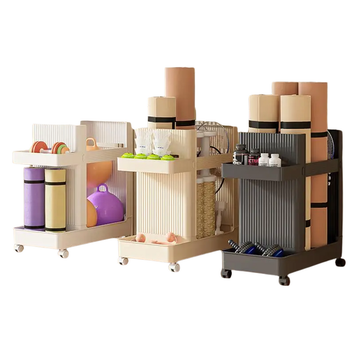 Gym Equipment Organizer Trolley Gym Equipment Holder Sports Equipment