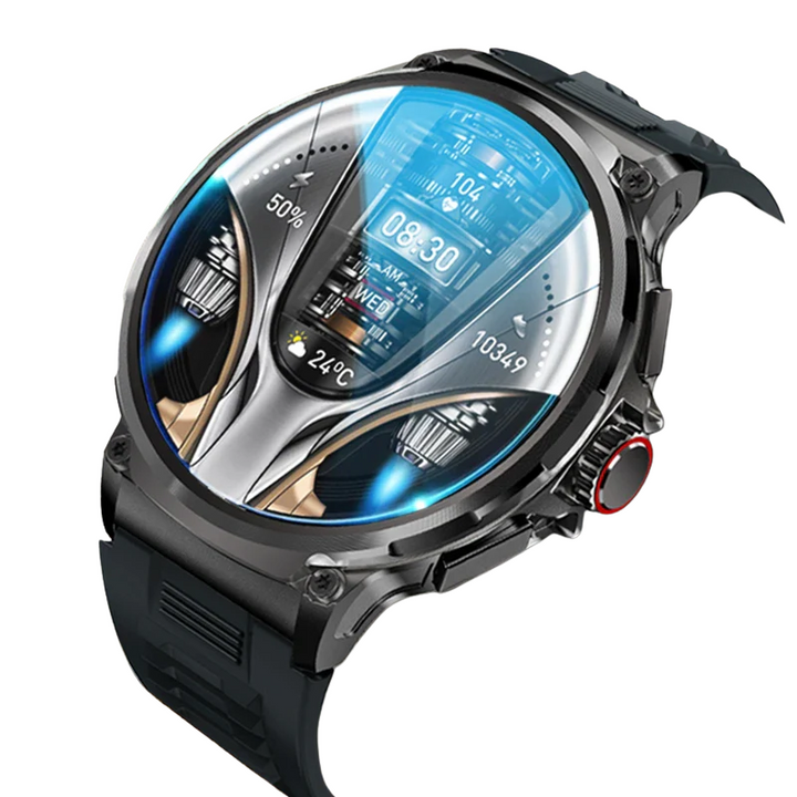 2024 New 1.85-inch Ultra HD Smart Watch Men 710mAh GPS Track HD Blood Oxygen Sensor