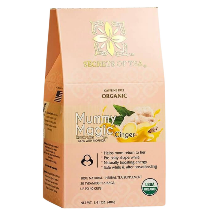 SLIM TEA- Mummy Magic Weight Loss Ginger Tea: 40 CUPS