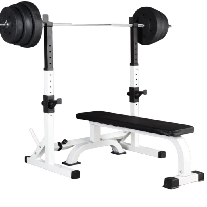 One-Piece Barbell Squat Rack Stand Steel Barbell Stand Weight Lifting