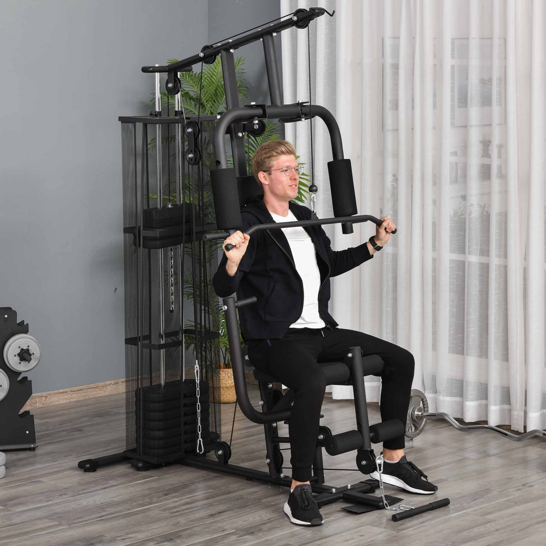 Multifunction Home Gym Weight Training Station Fitness Strength Machine HOMCOM