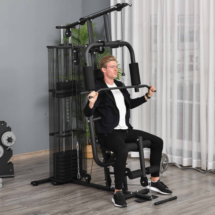 Multifunction Home Gym Weight Training Station Fitness Strength Machine HOMCOM