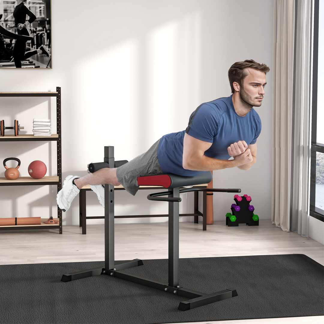 SPORTNOW Back Extension Roman Chair for Back, Abdominal and Gluteal Training