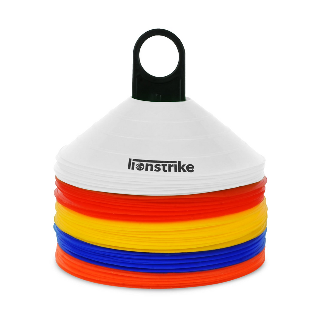 Lionstrike Football / Sports Cones Set – Made from 100% recycled plastic