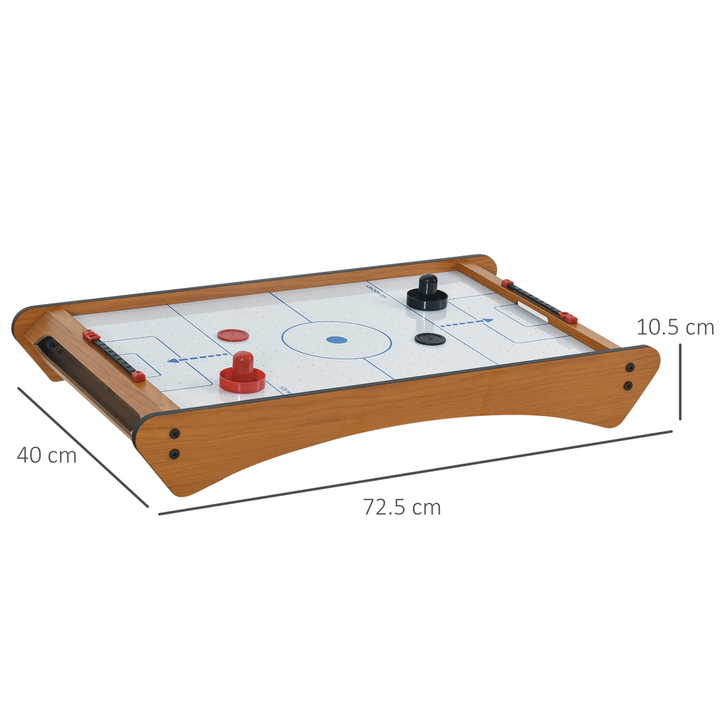 Mini Air Hockey Tabletop Game w/ 2 Pucks Pushers Fan Scoreboard HOMCOM
