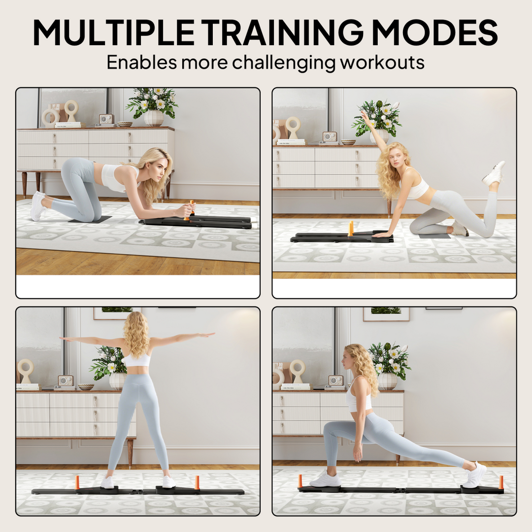 SPORTNOW Push Up Board Set of 2, Portable Press Up Board for Home Gym