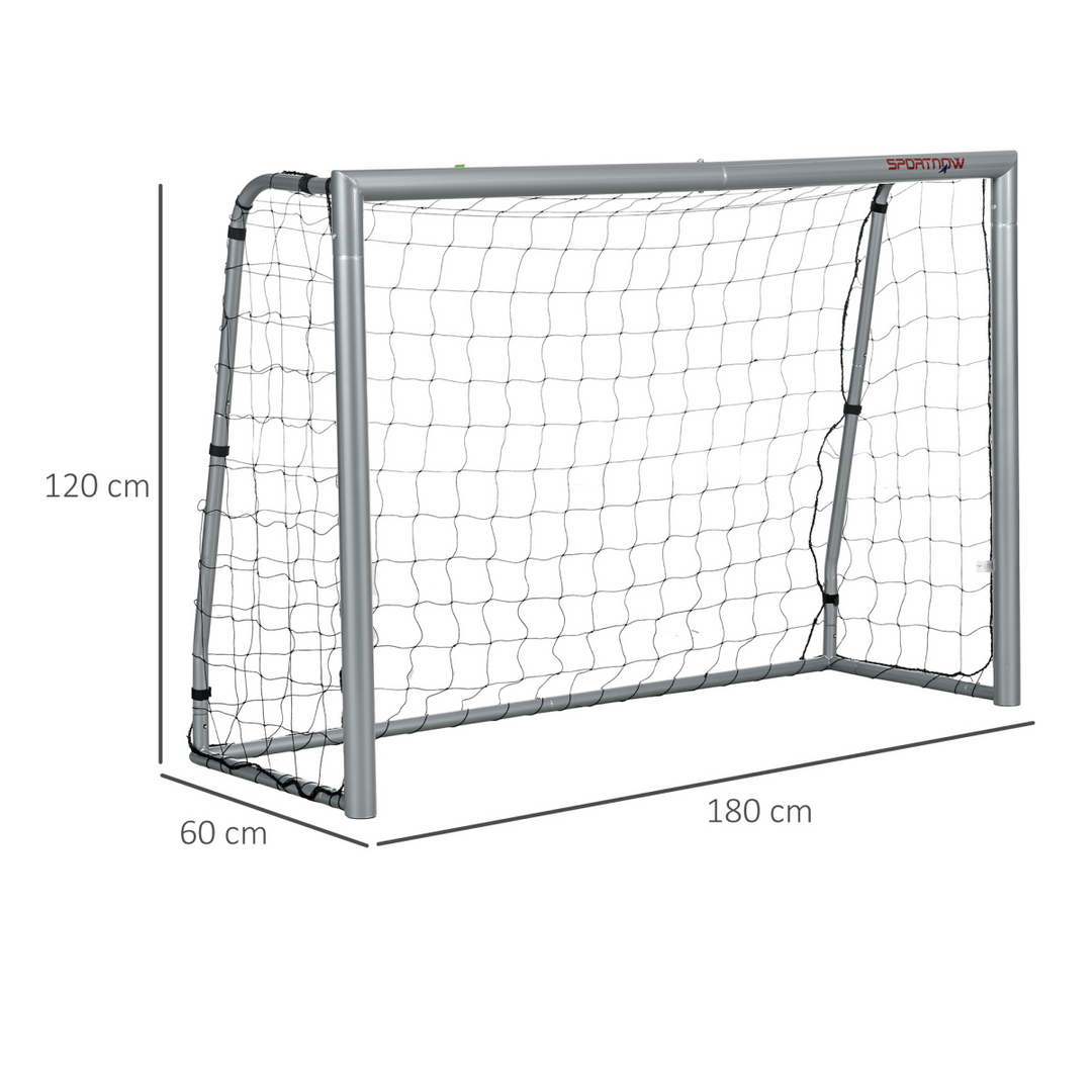 SPORTNOW 6ft x 2ft Football Goal, Simple Set Up Football Training Net