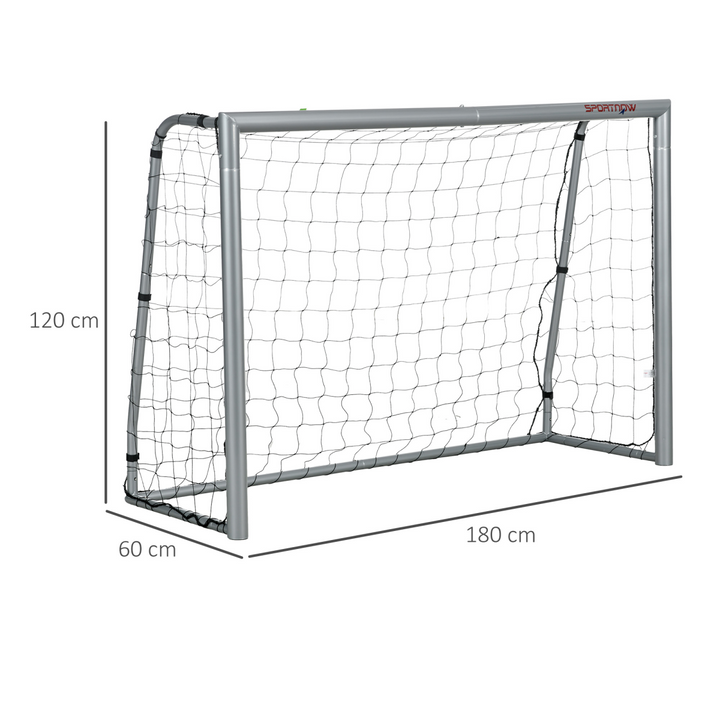 SPORTNOW 6ft x 2ft Football Goal, Simple Set Up Football Training Net