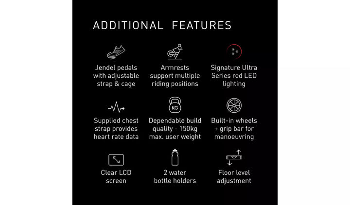 Adidas C-21X Indoor Exercise Bike with Connected Fitness