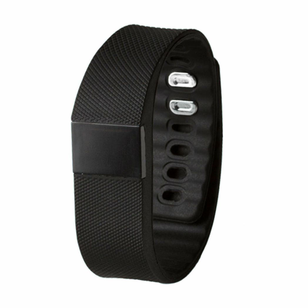 Aquarius Tw64s Bas-Tek Pulse Activity Fitness Tracker Watch With Heart Rate Monitor Black