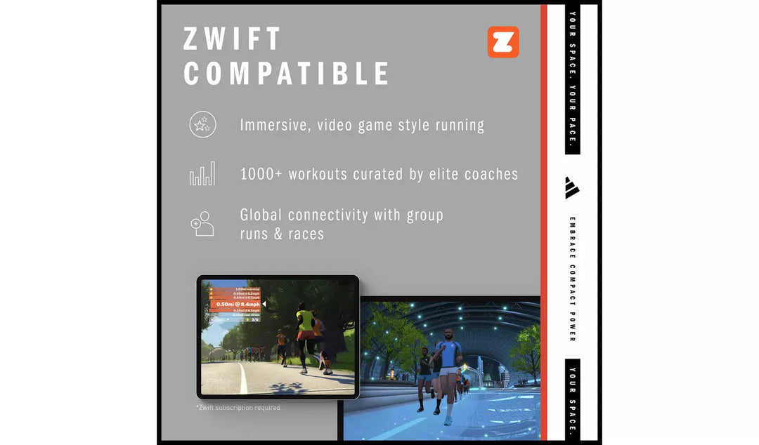 Adidas T-24c Treadmill with Connected Fitness