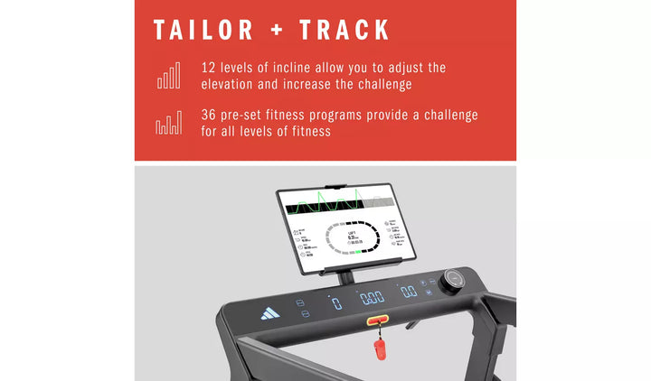 Adidas T-24c Treadmill with Connected Fitness