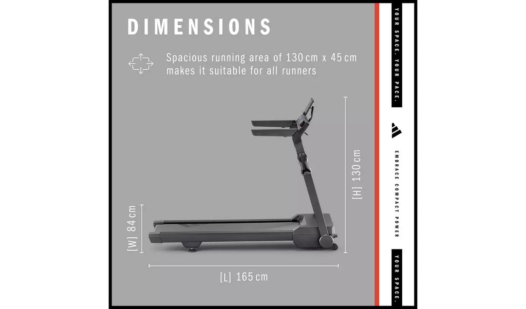 Adidas T-24c Treadmill with Connected Fitness