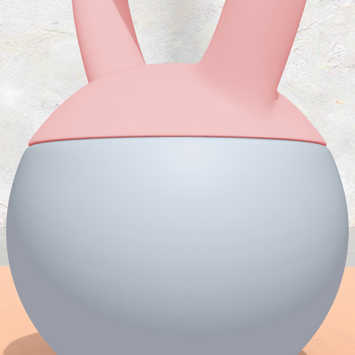 4kg Soft Body Kettlebell Pink Grey