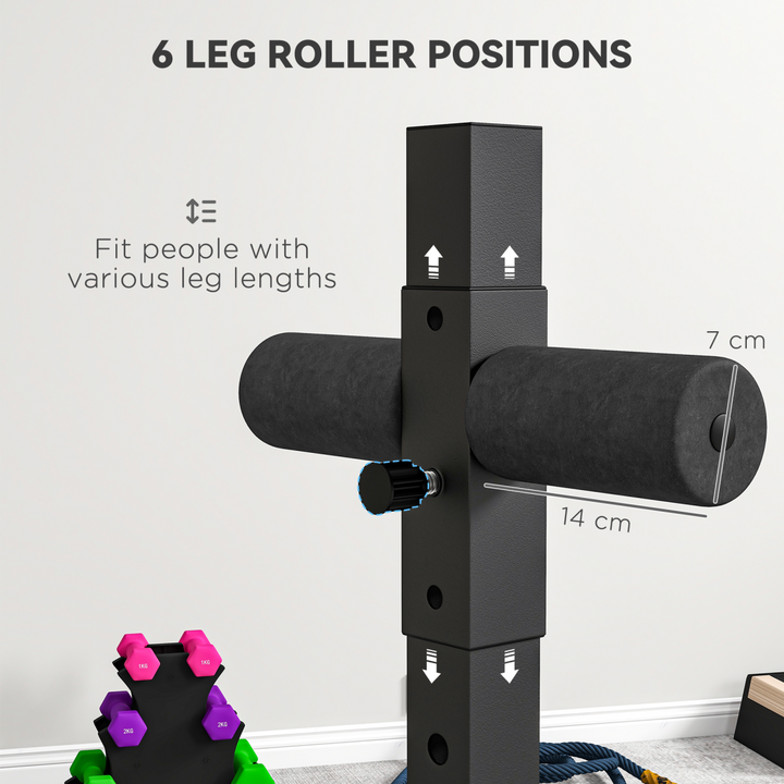 SPORTNOW Back Extension Roman Chair for Back, Abdominal and Gluteal Training