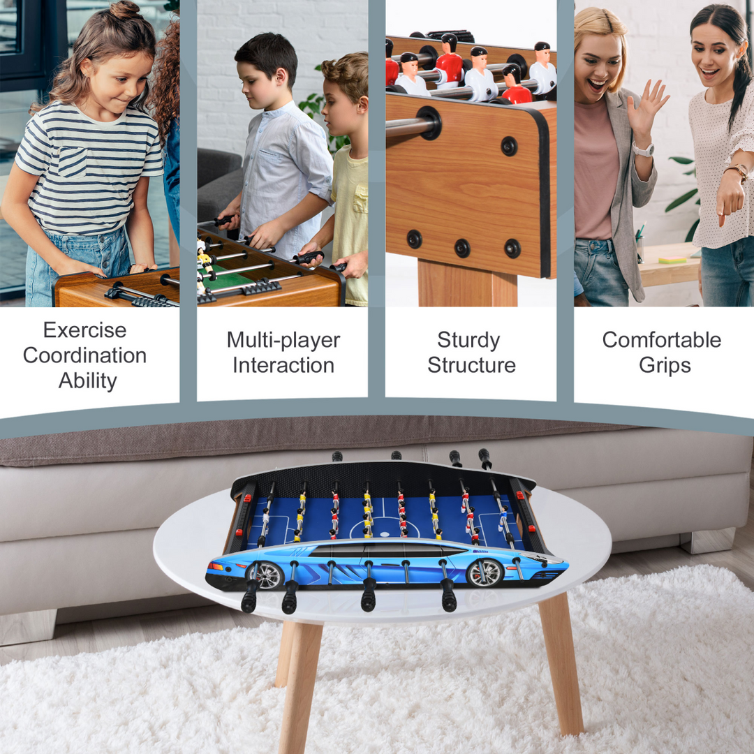 2ft Foosball Table Arcades Competition Sized for Kids, Adults, Indoor HOMCOM