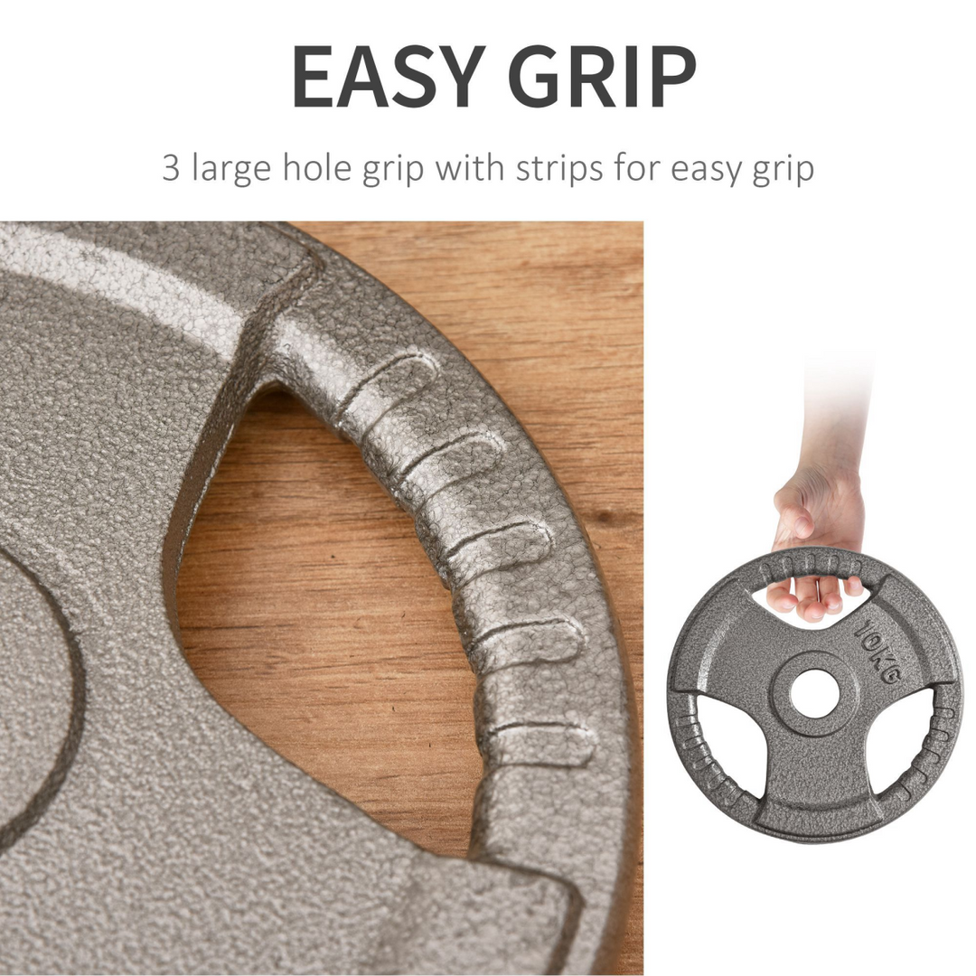 2" Olympic Weight Plates Sets for StrengthTraining w/ Weight 2 x 5kg, 2 x 2.5kg