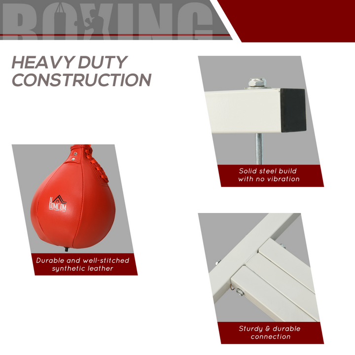 Free-Standing Speed Bag Platform Boxing Punch Bag Fitness Station Stand HOMCOM