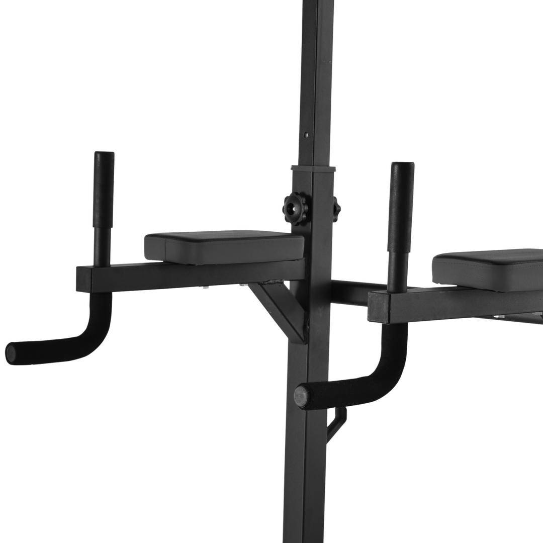 Adjustable Folded Dip Stands Multi-Function Pull-ups Sit-ups Fitness HOMCOM