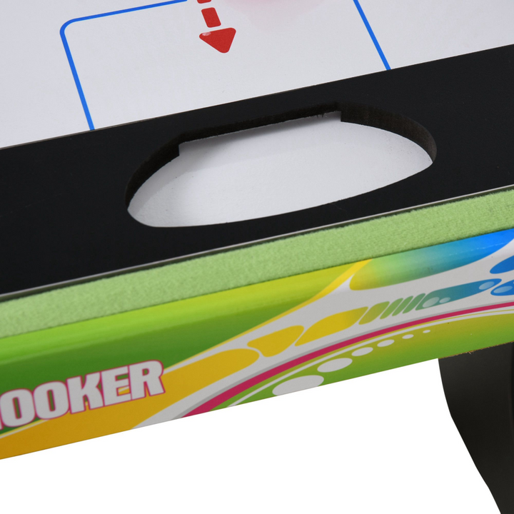 4-in-1 Foldable Game Table Hockey Football Table Tennis & Pool Home Gaming