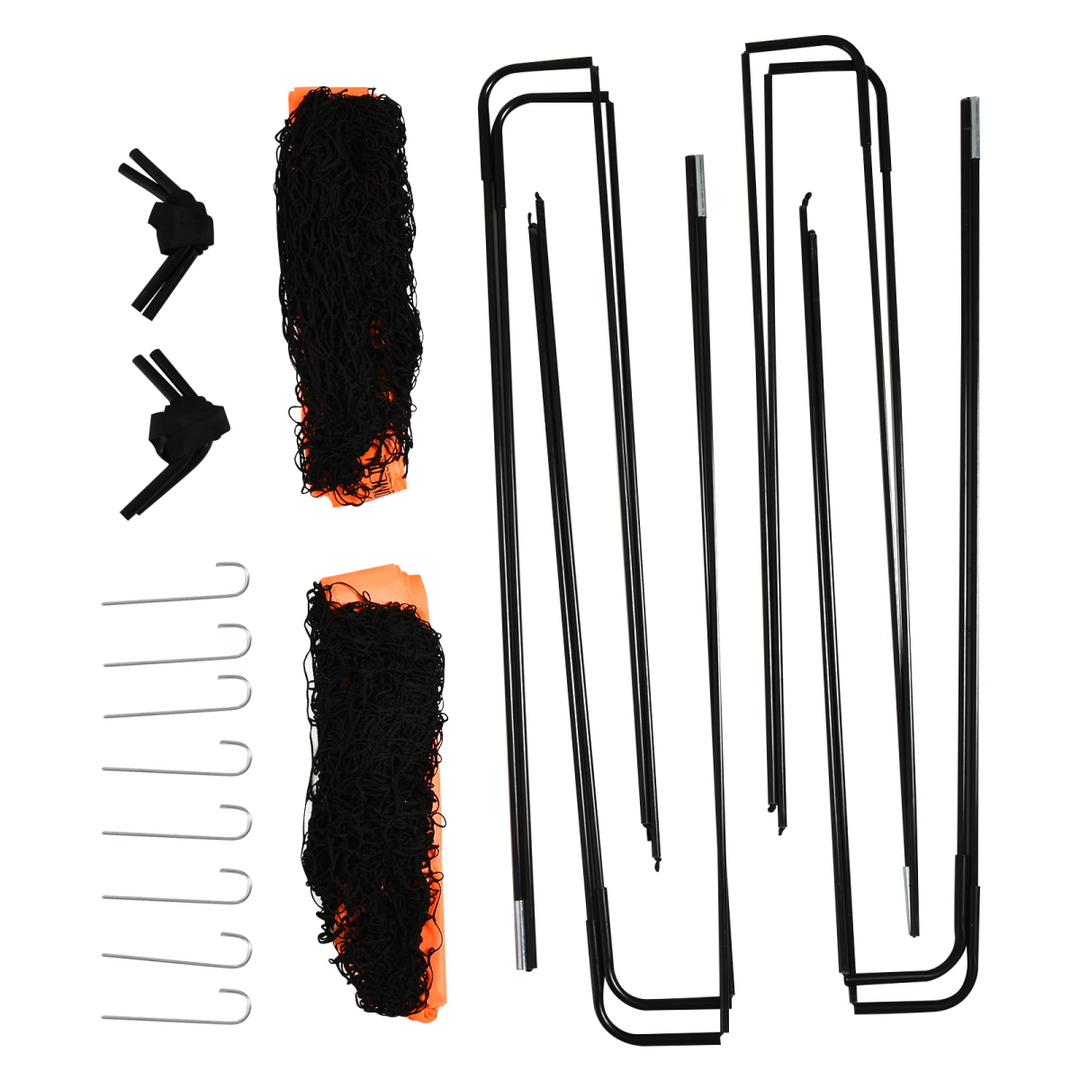 Football Goal Folding Outdoor with All Weather Net Kids Adults 6'x3' HOMCOM