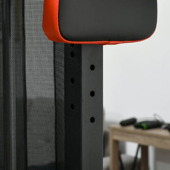 Multi Gym Workout Station with Sit Up Bench, Push Up Stand, Dip Station