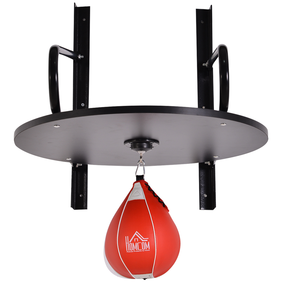 Speed Bag Platform Kit Wall-mounted Punching Ball Hanging Platform Set HOMCOM
