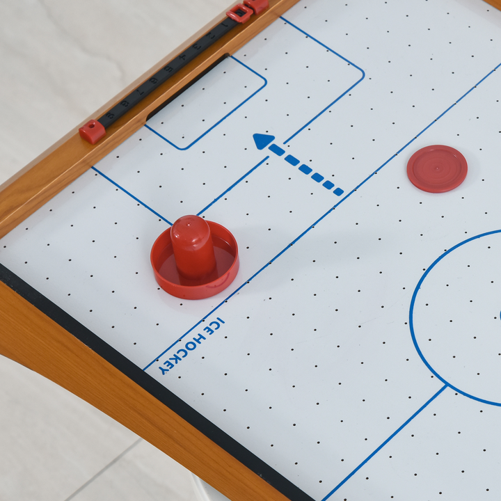 Mini Air Hockey Tabletop Game w/ 2 Pucks Pushers Fan Scoreboard HOMCOM