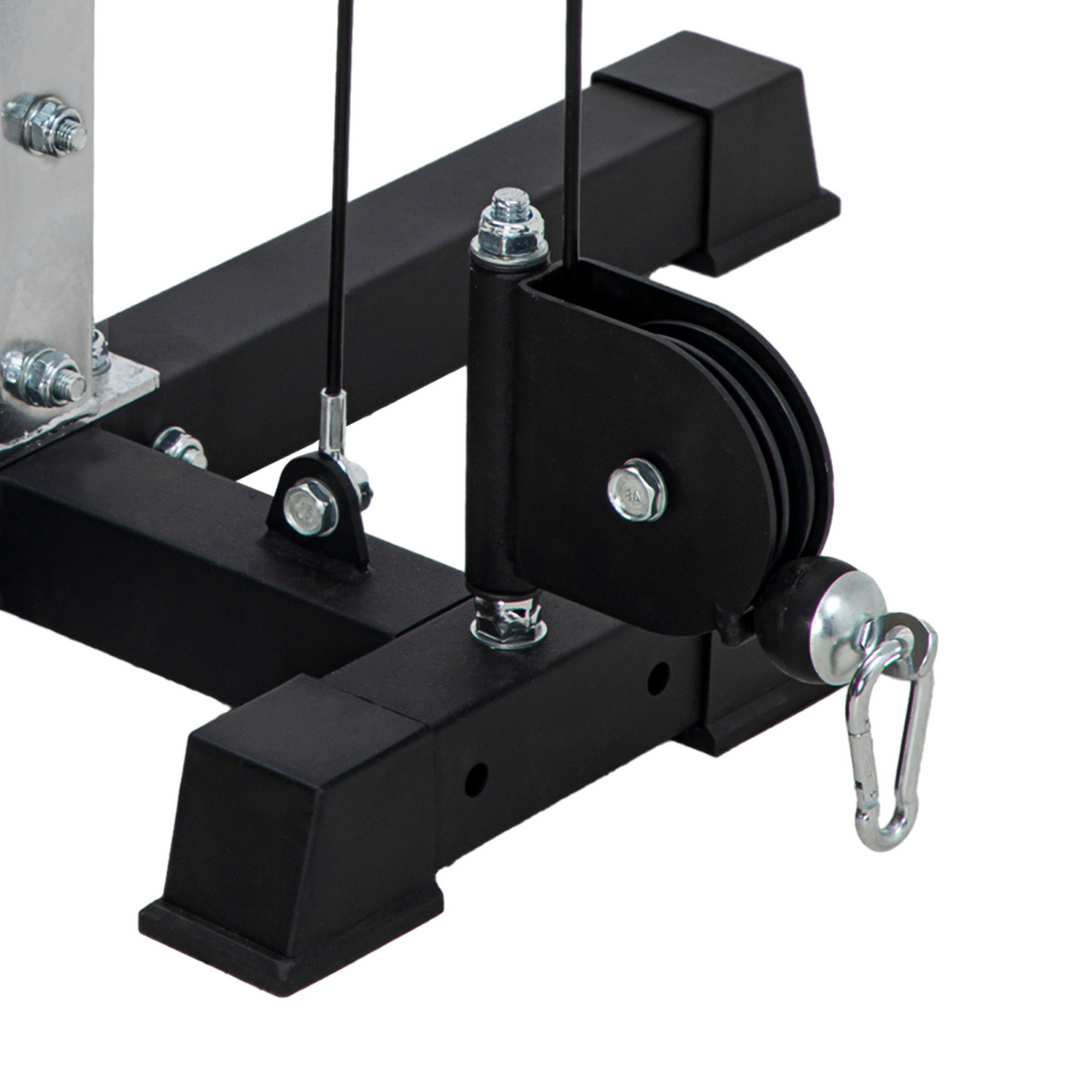 SPORTNOW Cable Crossover Machine for Full Body Strength Training