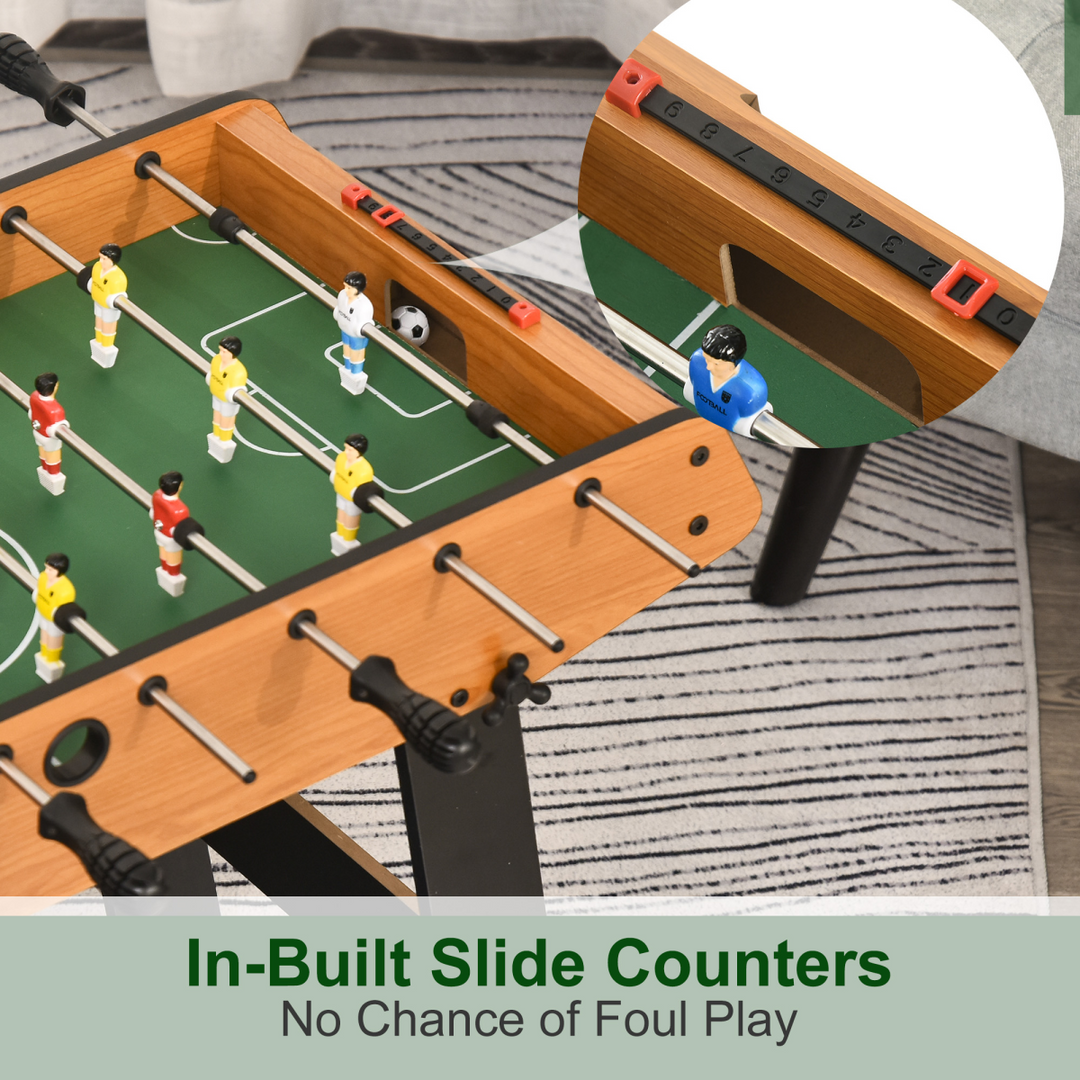 Folding Football Gaming Table Mini Foosball Soccer Table, Family Kids HOMCOM