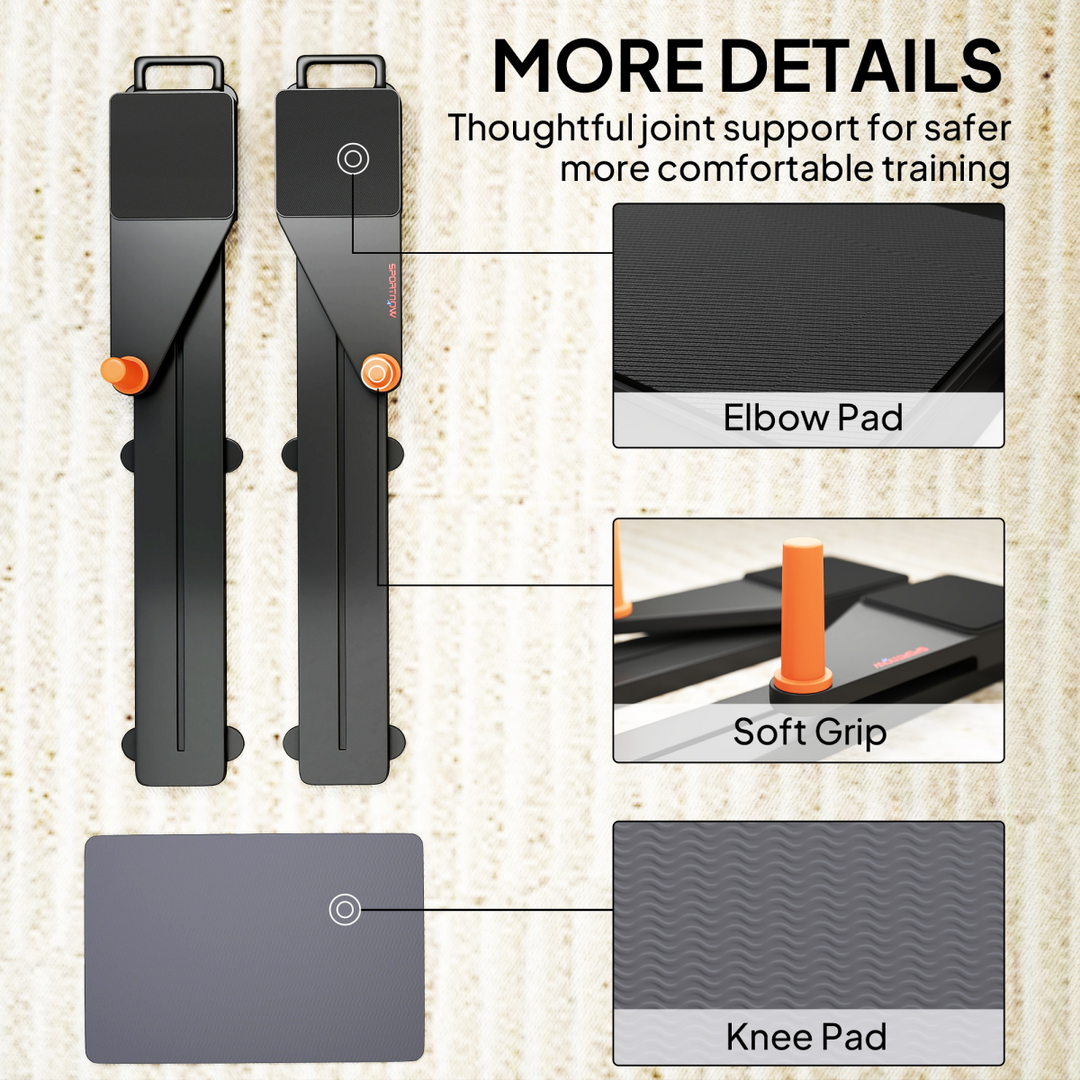 SPORTNOW Push Up Board Set of 2, Portable Press Up Board for Home Gym