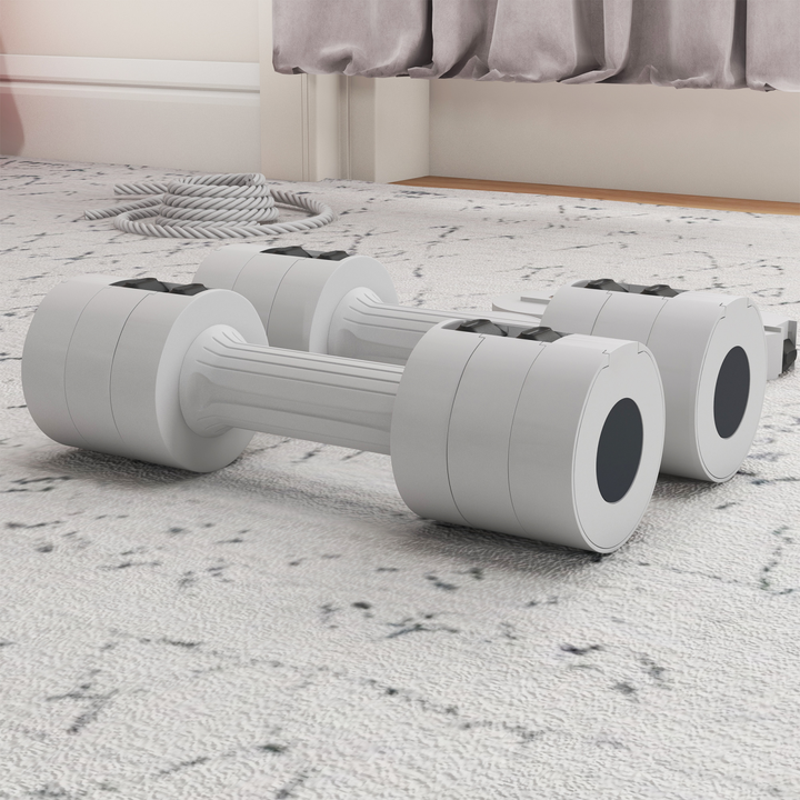 Adjustable Dumbbells Set, Fast Adjust and Compact, 2.5kg x 2
