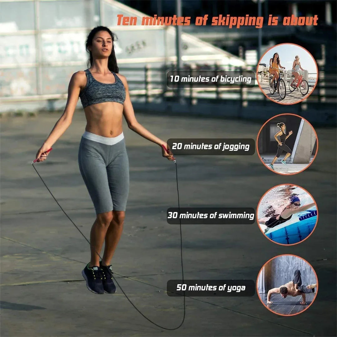 Speed Jump Rope Crossfit Professional Men Women Gym PVC Skipping