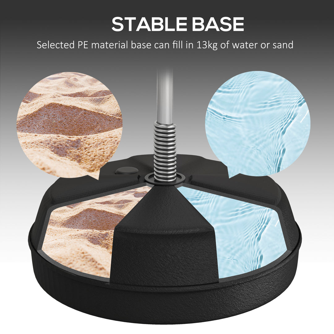 HOMCOM Punching Bag with Stand Boxing Bag Set with Adjustable Height Red