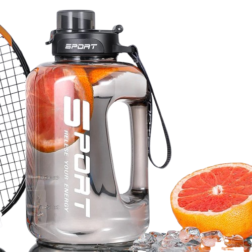 1.2L/1.7L/2.5L Sports Water Bottle Travel Kettle Large Fitness Gym