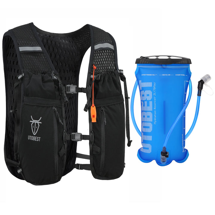 UTOBEST 10L Running Hydration Backpack Compatible With 2L Water Bladder Running Vest for Hiking Cycling