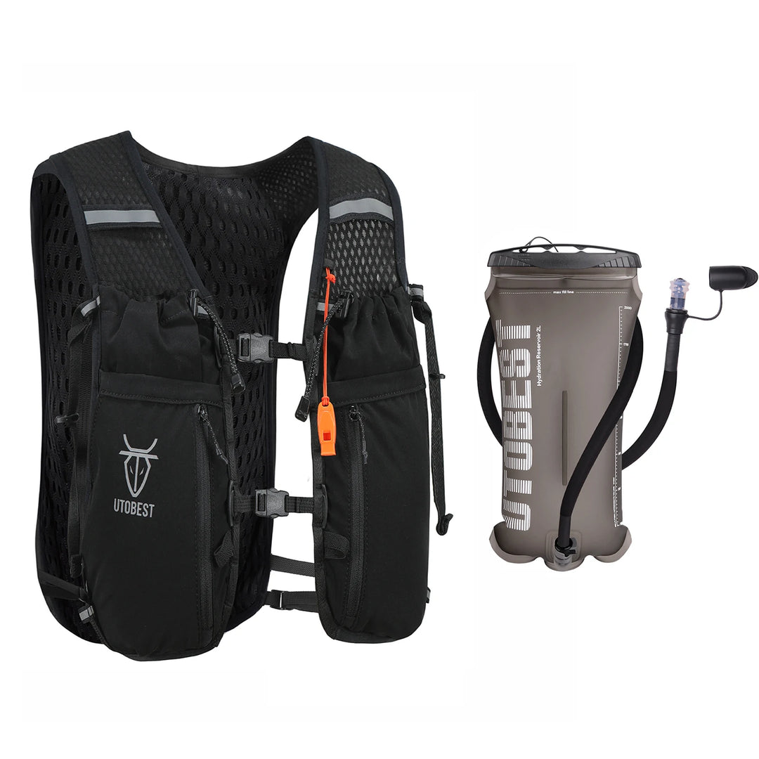 UTOBEST 10L Running Hydration Backpack Compatible With 2L Water Bladder Running Vest for Hiking Cycling