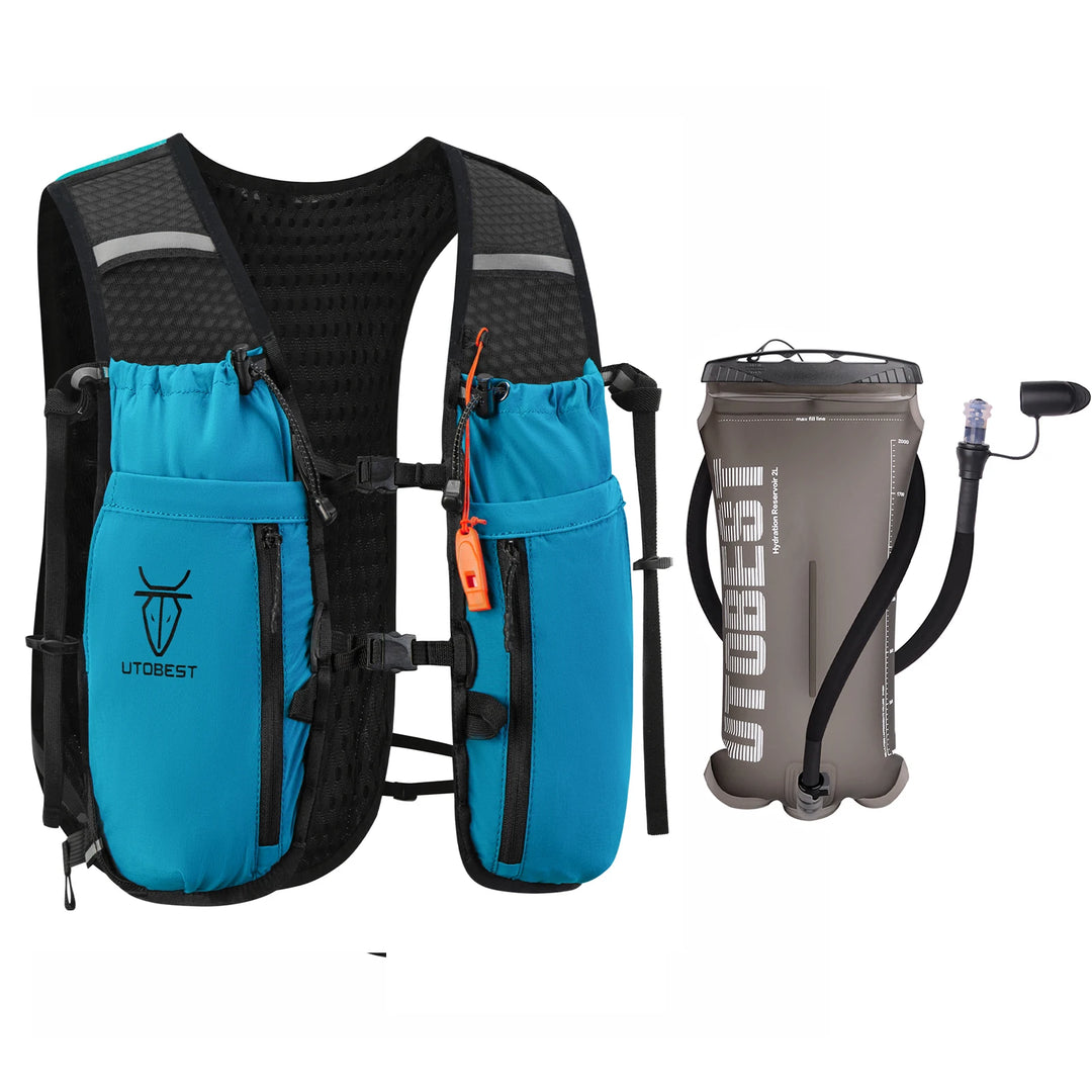 UTOBEST 10L Running Hydration Backpack Compatible With 2L Water Bladder Running Vest for Hiking Cycling
