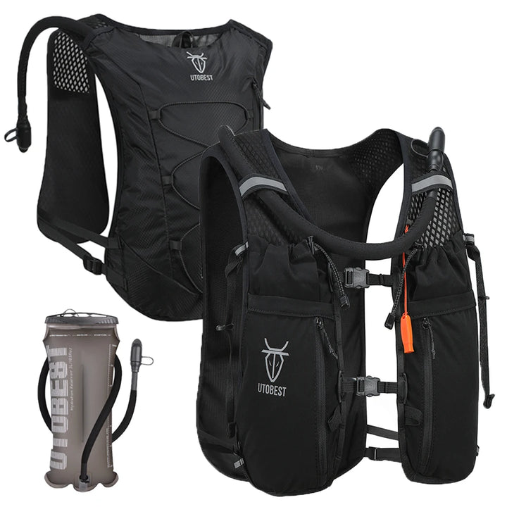 UTOBEST 10L Running Hydration Backpack Compatible With 2L Water Bladder Running Vest for Hiking Cycling