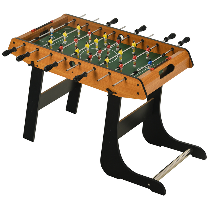 Folding Football Gaming Table Mini Foosball Soccer Table, Family Kids HOMCOM