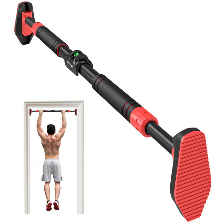 SPORTNOW Pull Up Bar Doorway from 96-130 cm (37.8"-51.2"), No Screws